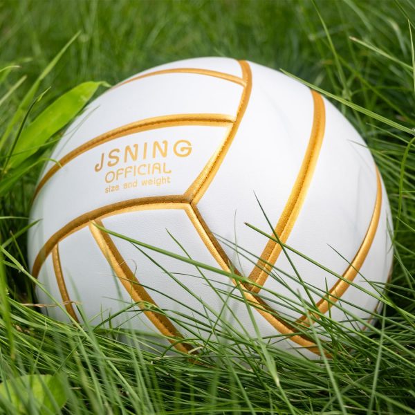 JSNING Golden White Volleyball PVC Official Size-3