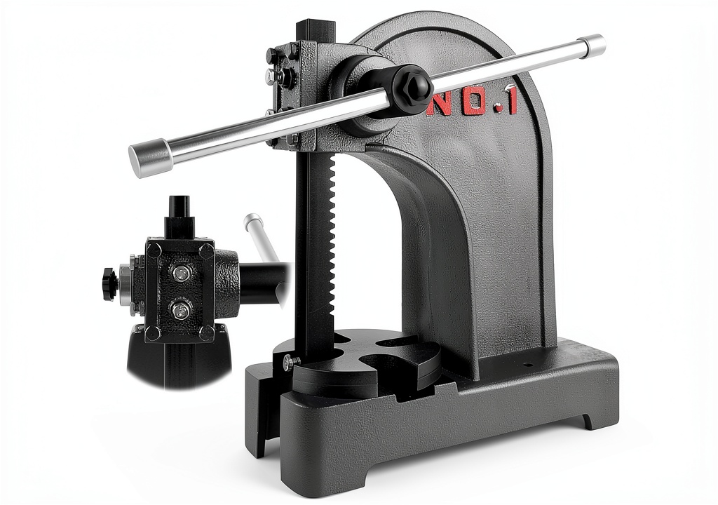 YTOXEO Arbor Press in use