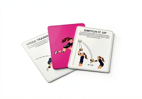 Puredrop Volleyball Drill Cards Paper Black White-8