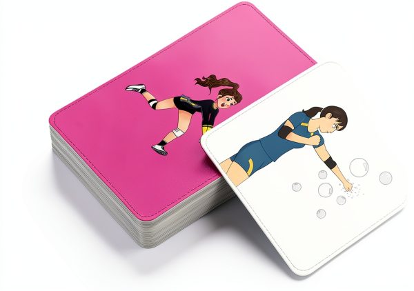 Puredrop Volleyball Drill Cards Paper Black White-6