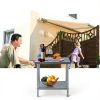 Stainless Steel Food Prep Table Generic 24x24x34 Inch Durable Table-6