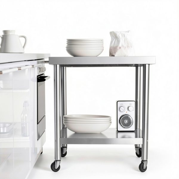 Stainless Steel Food Prep Table Generic 24x24x34 Inch Durable Table-1