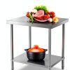 Stainless Steel Food Prep Table Generic 24x24x34 Inch Durable Table-3