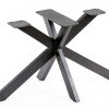 Spider-Shaped Coffee Table Base Rusty Design Black 18x33x16-1