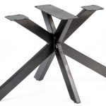 Spider-Shaped Coffee Table Base Rusty Design Black 18x33x16-0