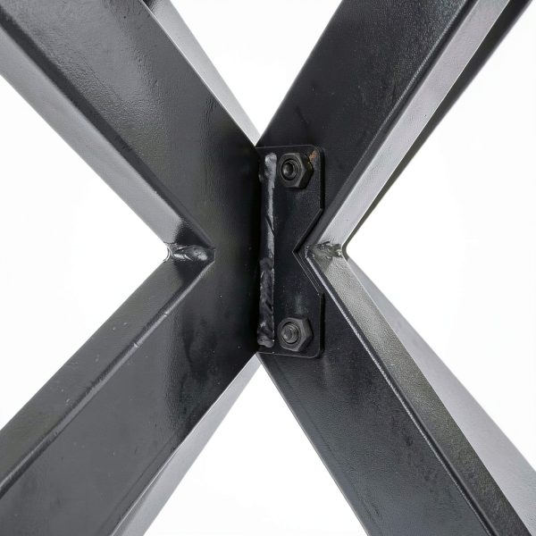 Spider-Shaped Coffee Table Base Rusty Design Black 18x33x16-5