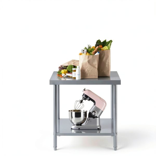 Stainless Steel Food Prep Table Generic 24x24x34 Inch Durable Table-2